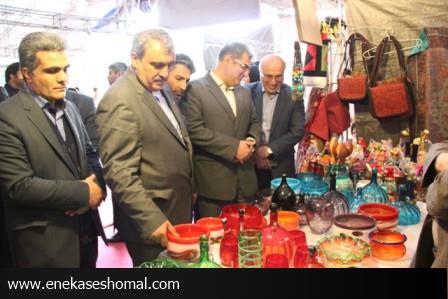 بازدیدریس ستاد خدمات سفر کشوراز نمایشگاه صنایع دستی در بوستان ملل ساری